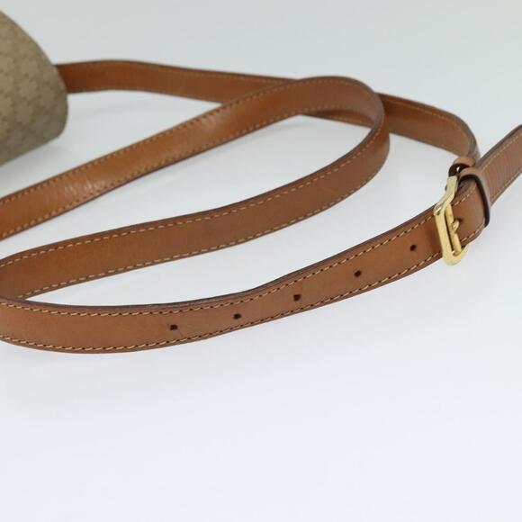 CELINE Macadam Canvas Shoulder Bag Pvc Beige Gold - Picture 7 of 13